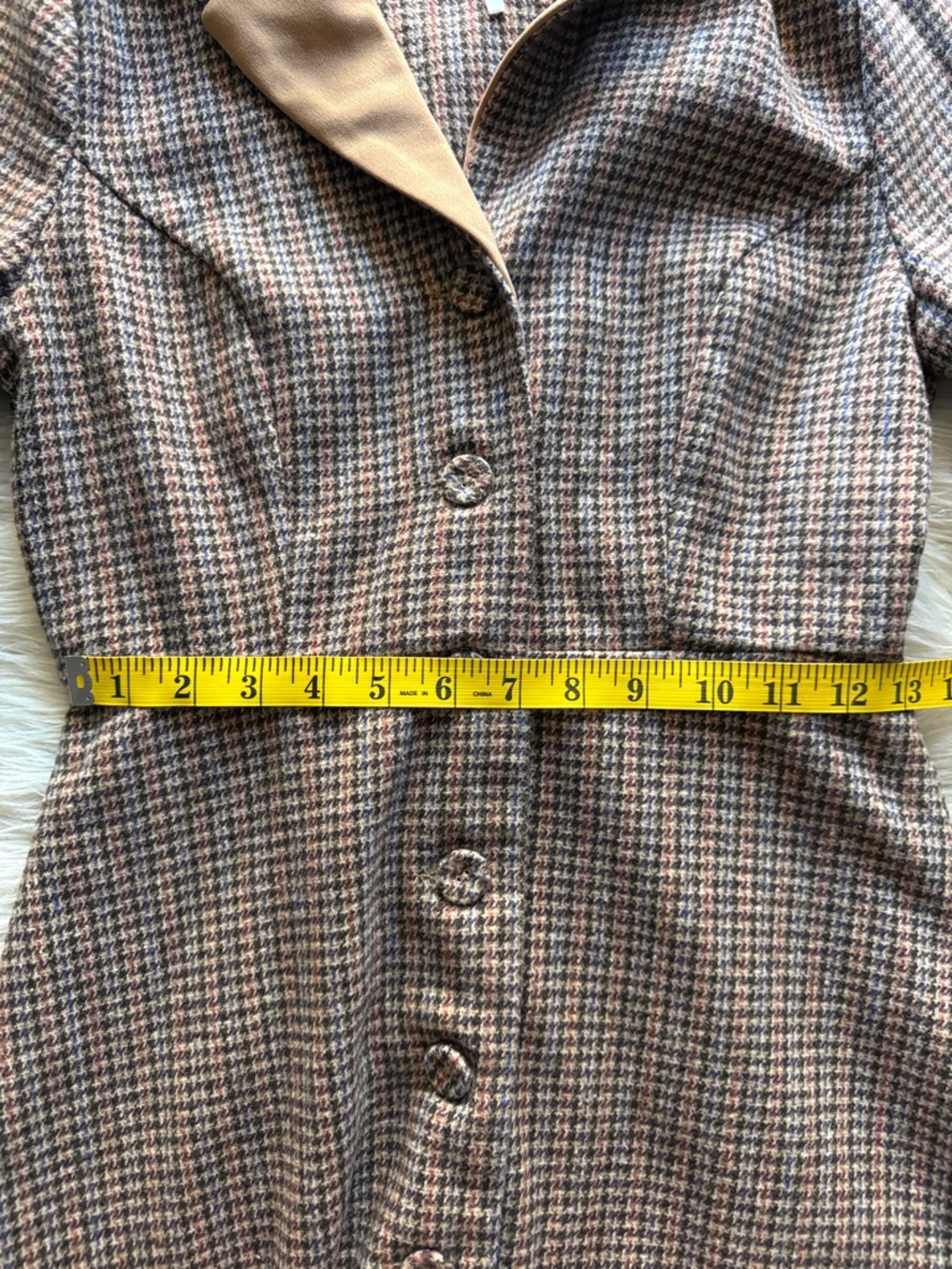 💼TAILORED HOUNDSTOOTH DRESS👗 - Picture 3 of 4